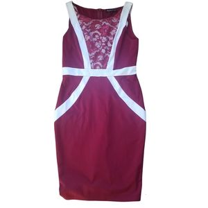Wine/Burgundy Stretchy dress Rephyllis